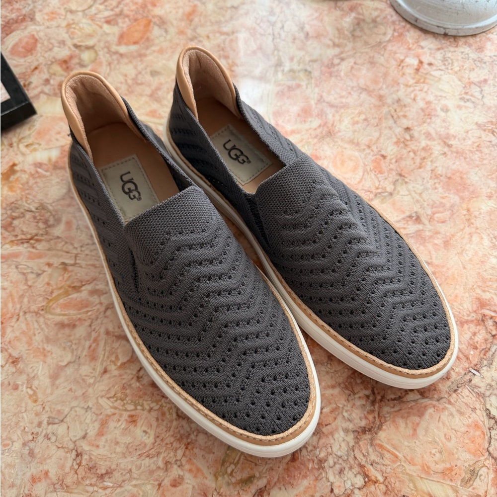 UGG Woman’s Sammy Chevron Slip-On Loafers